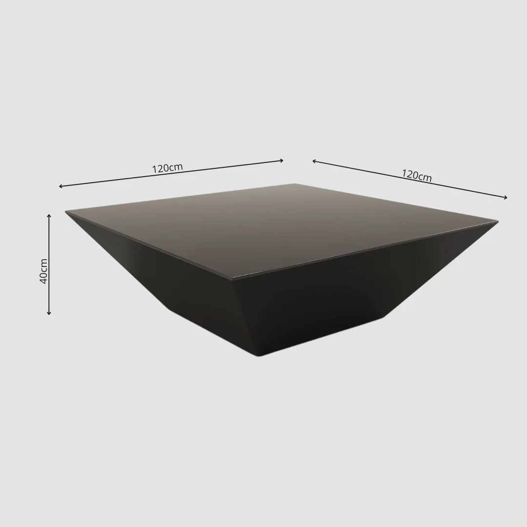 Black Stone Coffee Table - Image 3